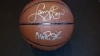Magic Johnson / Larry Bird Autographed Basketball